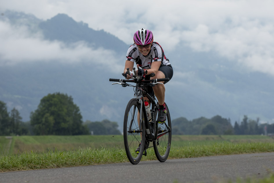 Ihre letzte Runde ist fertig, Cornelia freuts